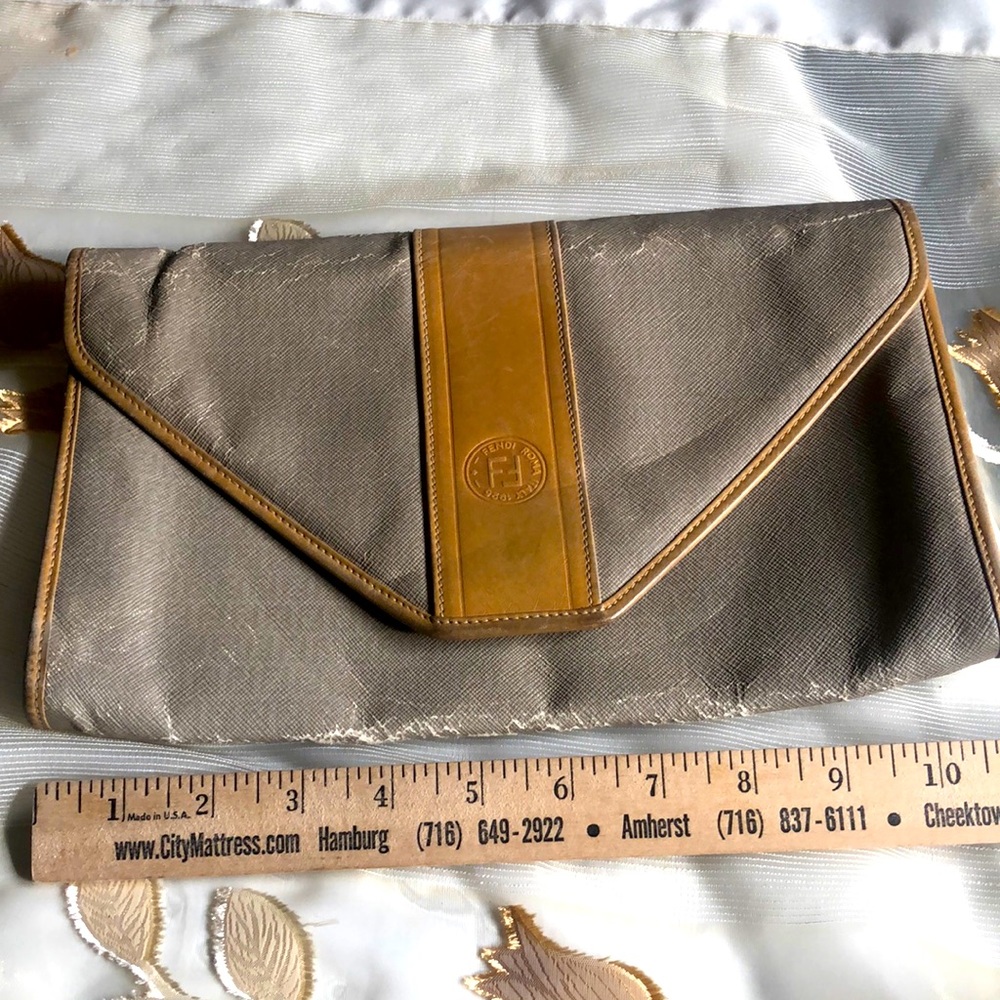 FENDI envelope clutch purse